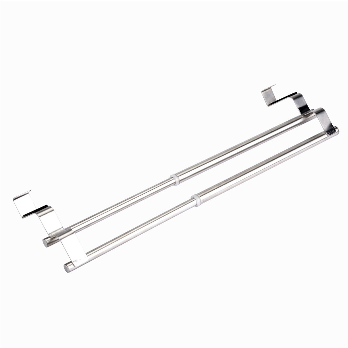 Double Layers Stainless Steel Telescopic Towel Holder Rack Hanger Organizer Bathroom Kitchen