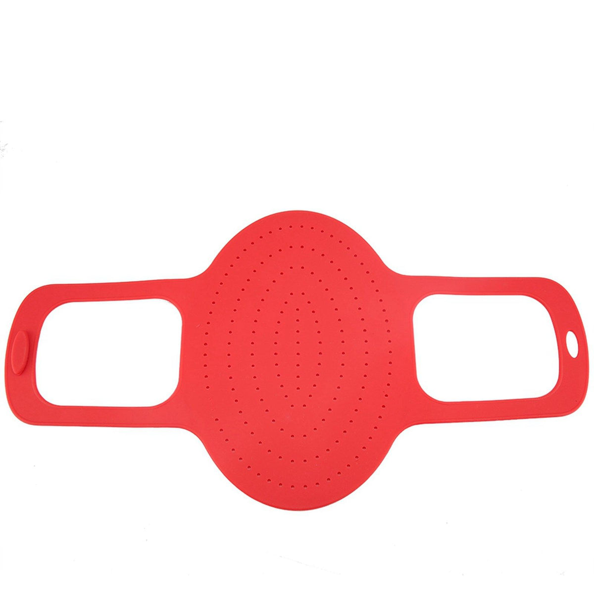 Food Grade Silicone Heat Resistant Turkey Lifter Non Stick Poultry Cooking Mat(Red)