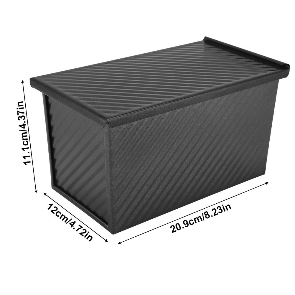Carbon Steel Bread Cake Mold NOn Stick Toast Desserts Maker Baking Mould with Lid