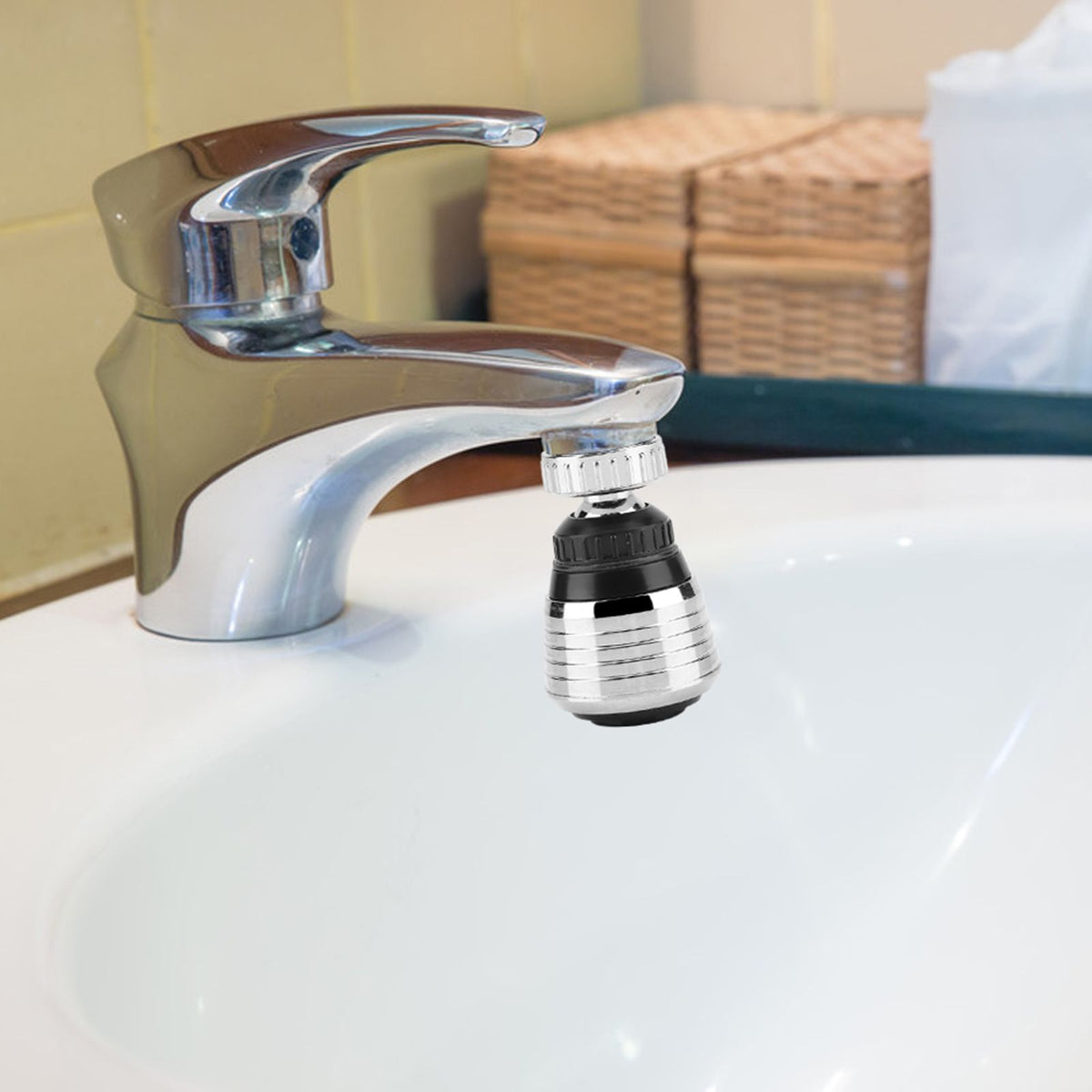 Faucet Bubbler Turbo Adjustable Sink Sprayer Jet Water Saving Device Water Economizer