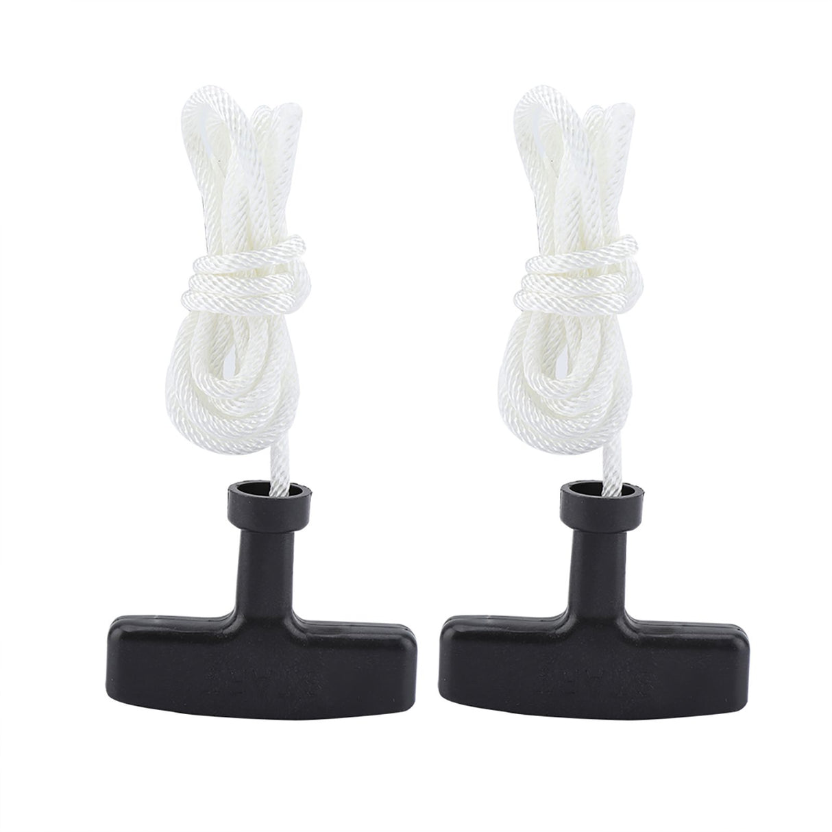2pcs Lawnmower Recoil Pull Starter Handle 1.5m Cord Rope Mower Accessories