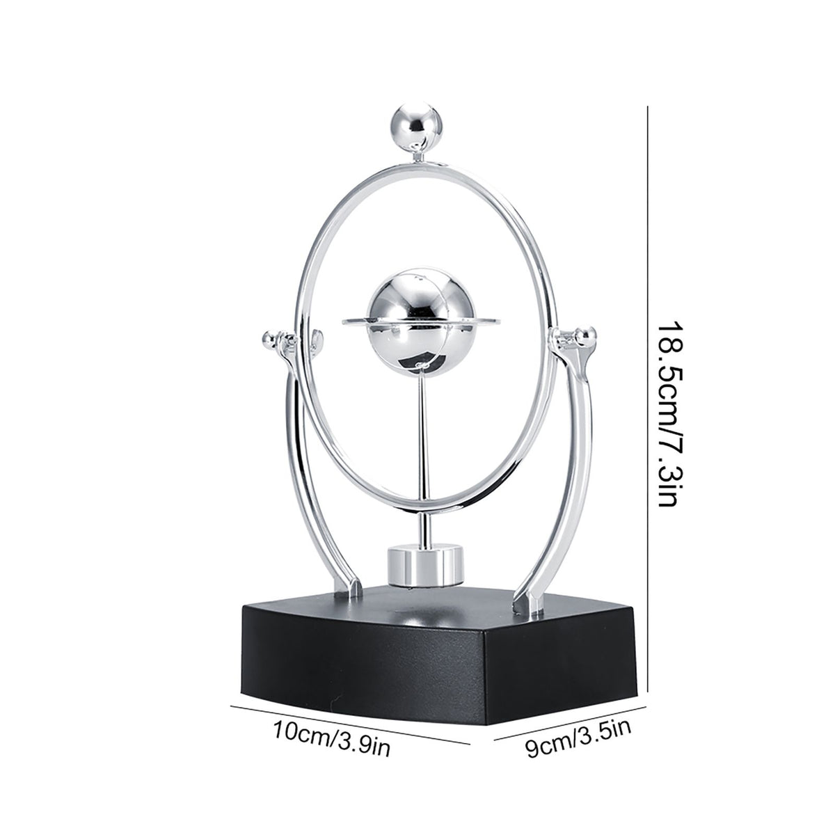 Creative Revolving Gadget Perpetual Motion Desk Office Decor Physics Science Art Toy