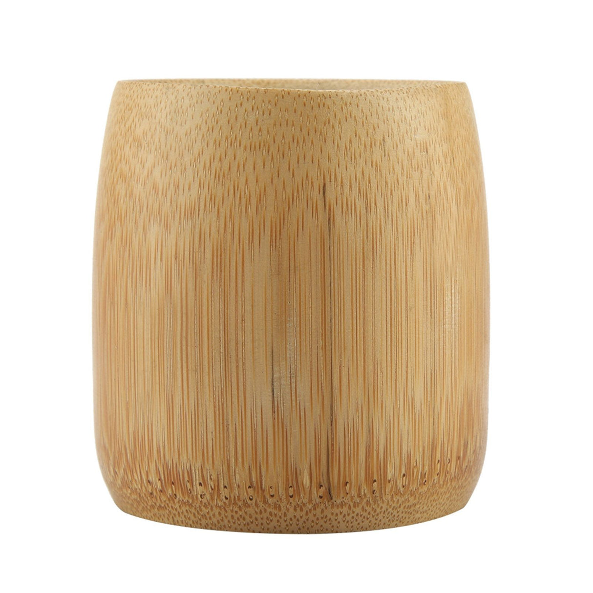 Natural Pure Bamboo Tea Cup Handmade No Paint Eco friendly Water Cups(Round Mouth M)