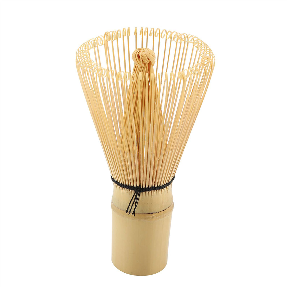 Natural Bamboo Tea Whisk Chasen Preparing Matcha Powder Brush Tool(80 Prongs)