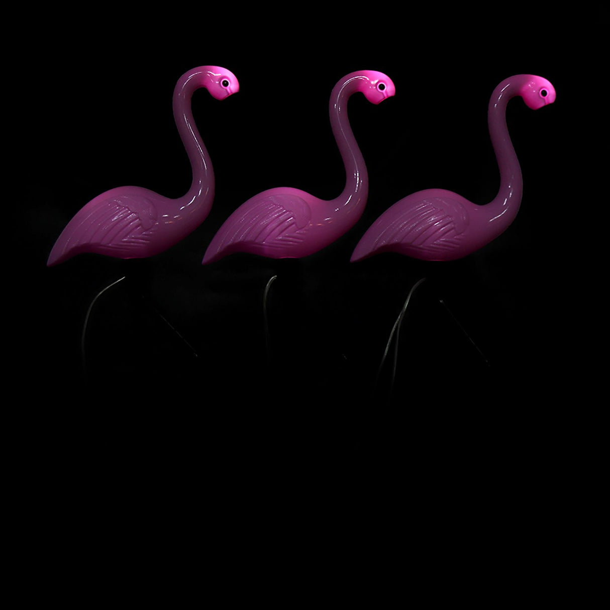 3 In 1 LED Flamingo Solar Power Light for Outdoor Waterproof Yard Garden Lawn Lamp