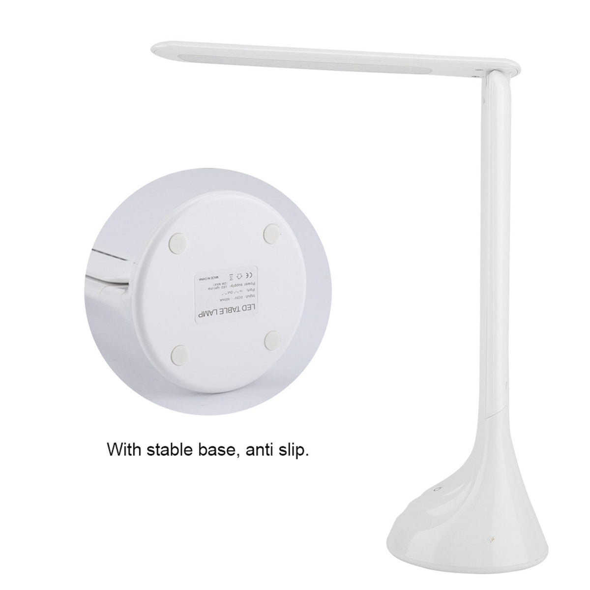 Rechargeable Folding LED Light Desk Table Desktop Lamp Eye Care for Reading Study Lighting