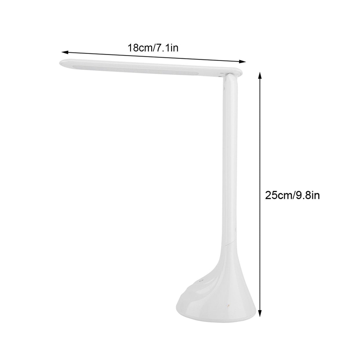 Rechargeable Folding LED Light Desk Table Desktop Lamp Eye Care for Reading Study Lighting