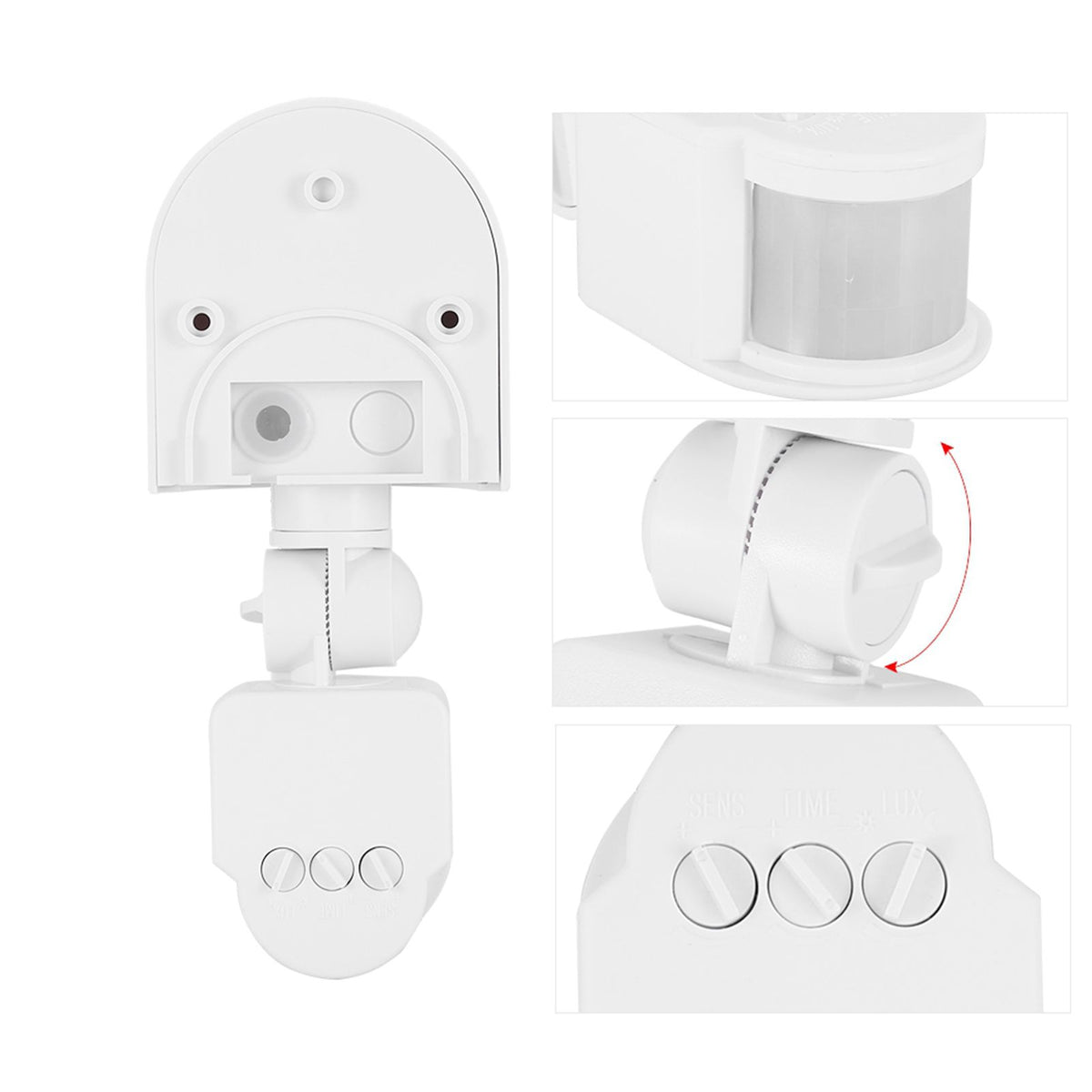 DC9‑24V Waterproof Adjustable Infrared Sensor Human Body Induction Sensor Switch