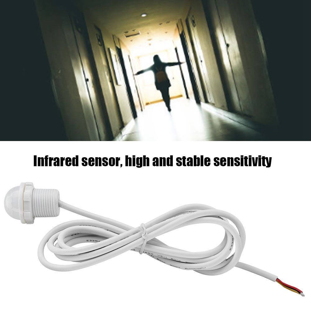 DC5-24V Infrared Human Body Induction Motion Sensor Switch for Corridors Bathrooms