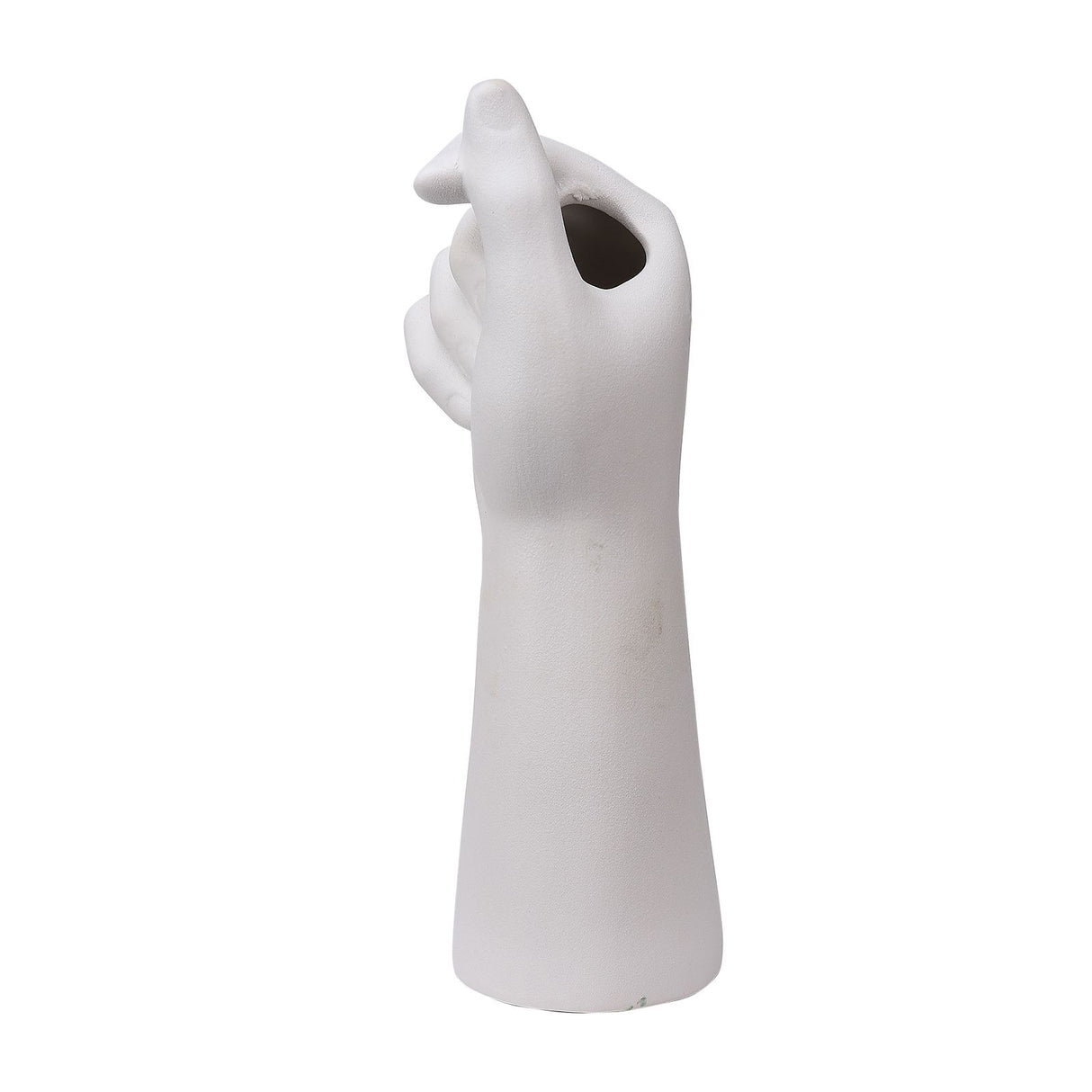 Table Vase White Color 10cm Long Ceramic Vases Decorative
