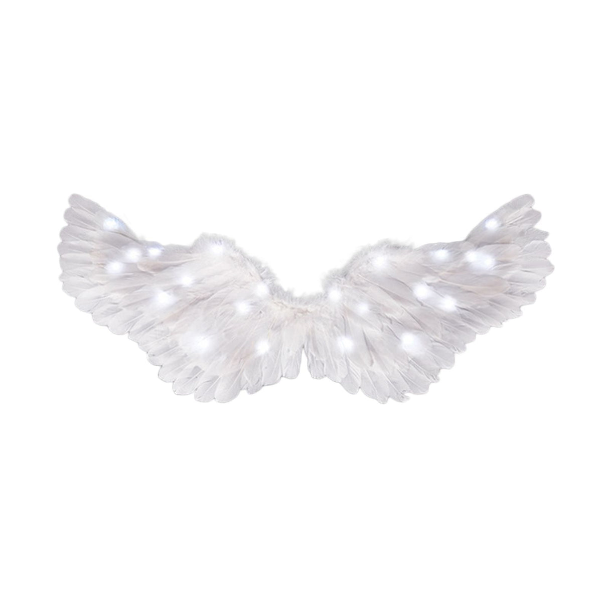 Glowing Angel Wings with LED String Lights Halloween Party Cosplay Costume Accessories Props