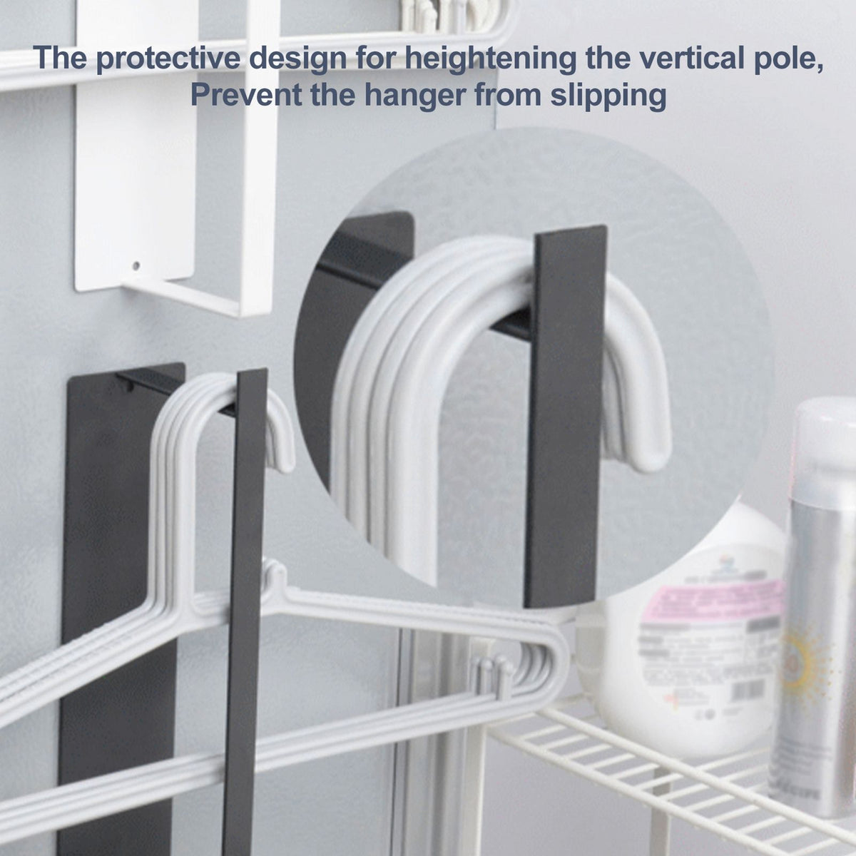 Washing Machine Side Hanger Non Punching Magnetic Hanger Storage Rack