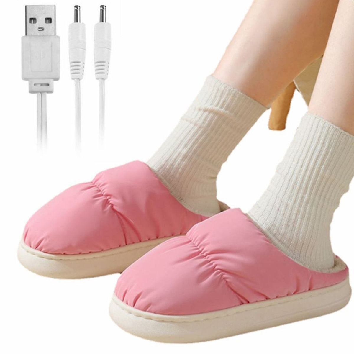 Constant Temperature 50 Degrees USB Heated Slippers