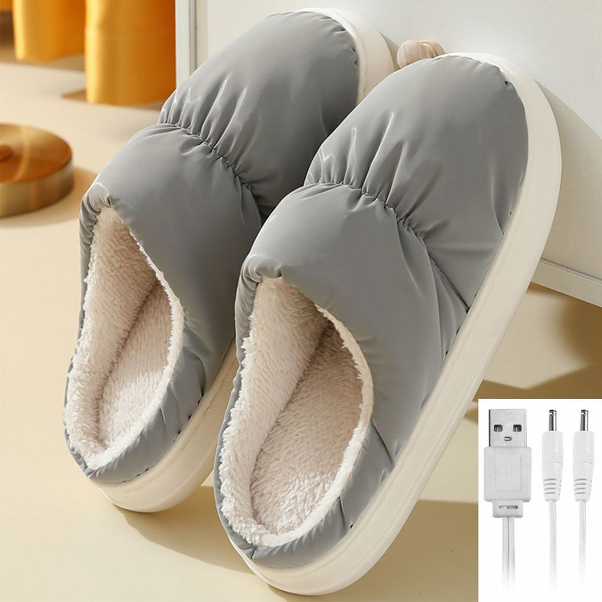 Constant Temperature 50 Degrees USB Heated Slippers