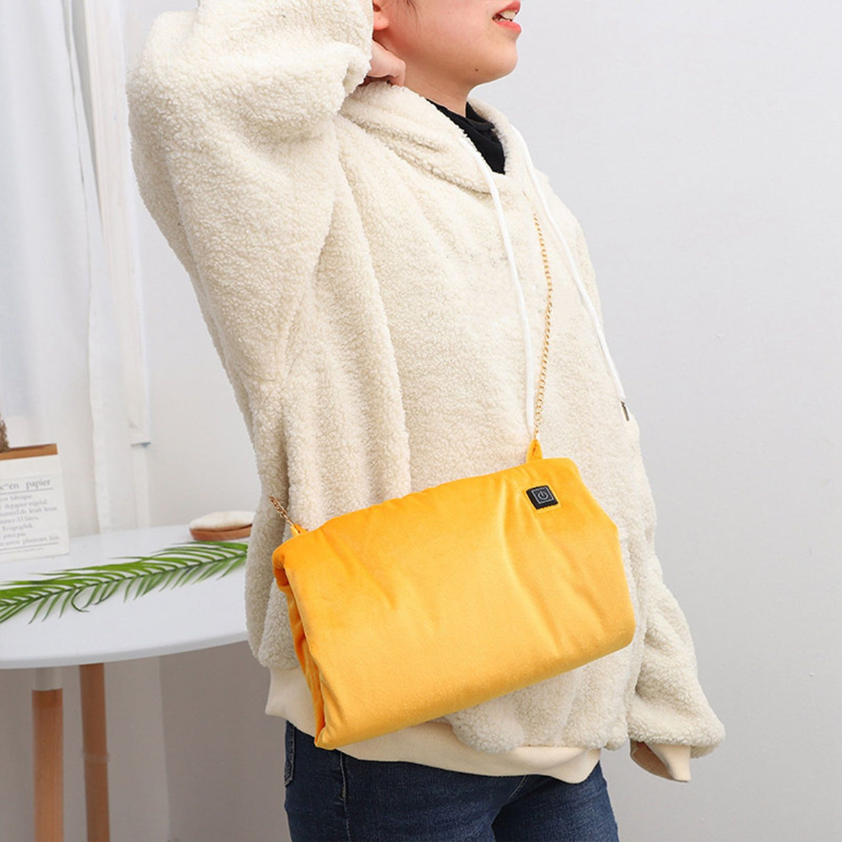 USB Charging Hand Warmer Three Temperature Control Electric Blanket Portable Heating Cushion Hand Warmer