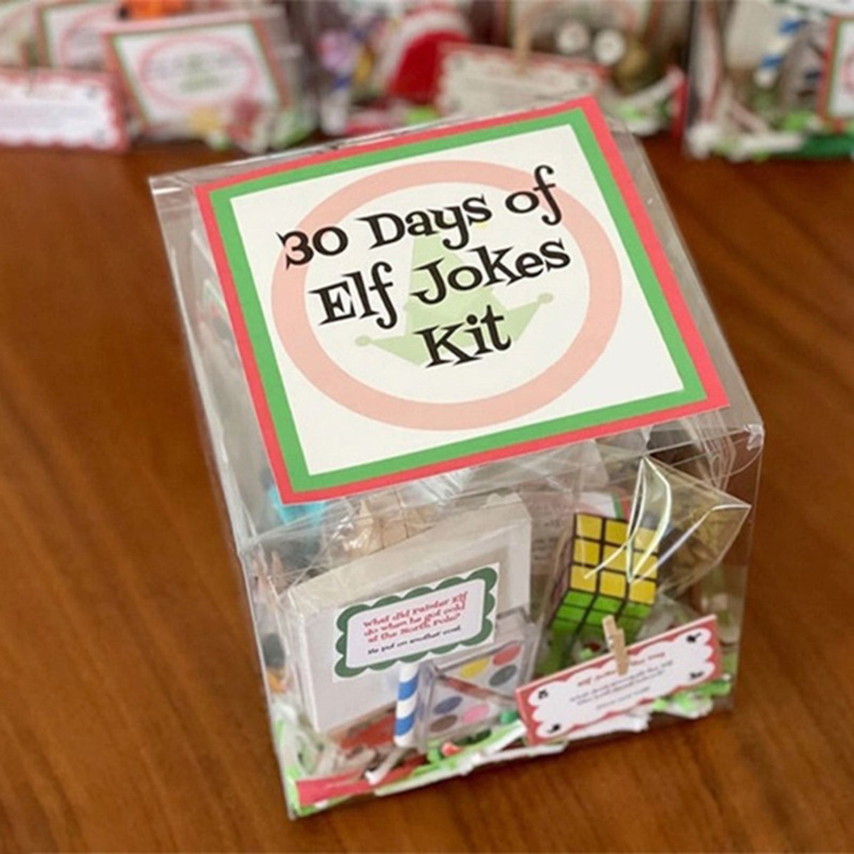 Christmas Advent Elf Gift Set Christmas Gift Set