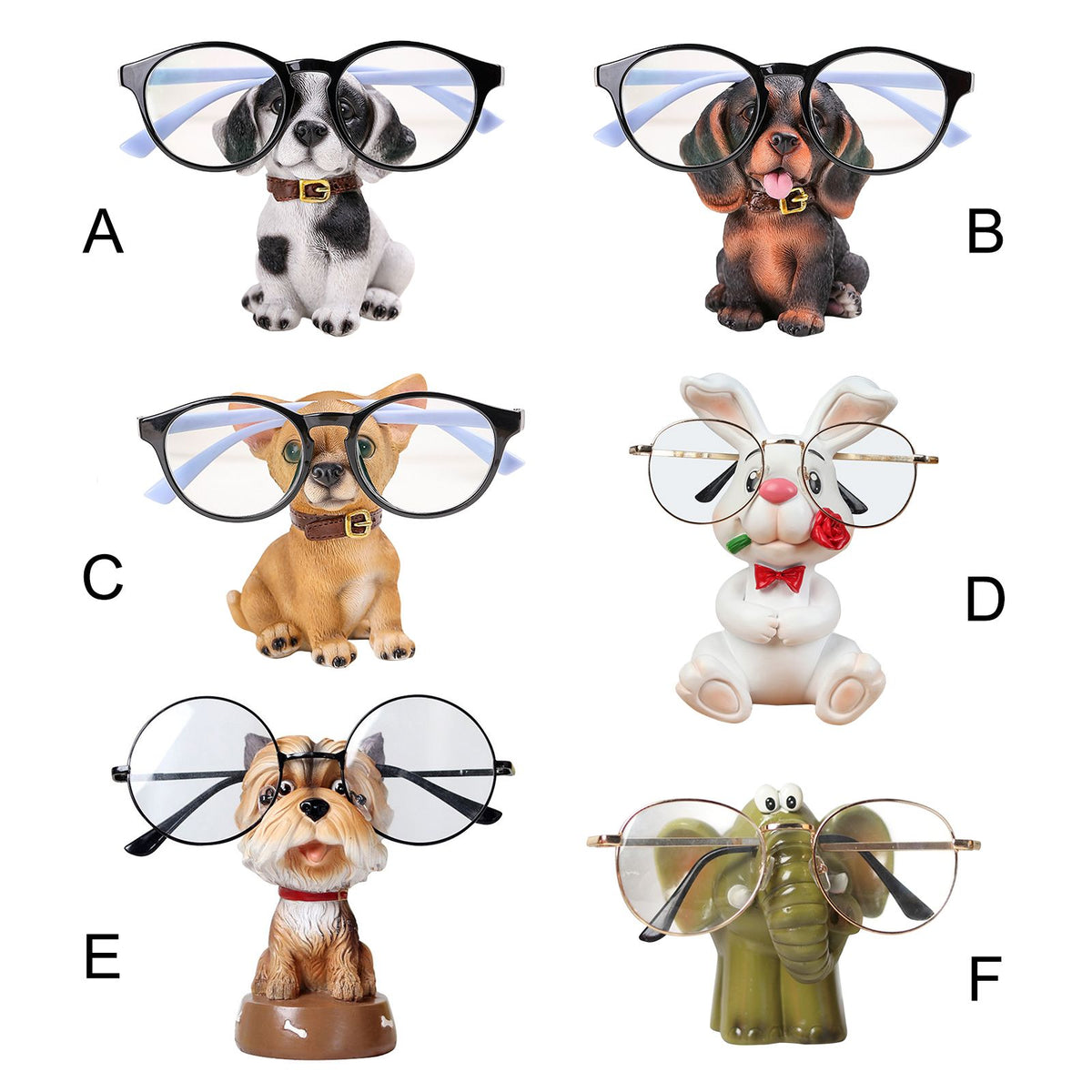 Creative Eyeglass Frame Resin Animal Glasses Holder Beautifully Handcrafted Eyeglass Stand