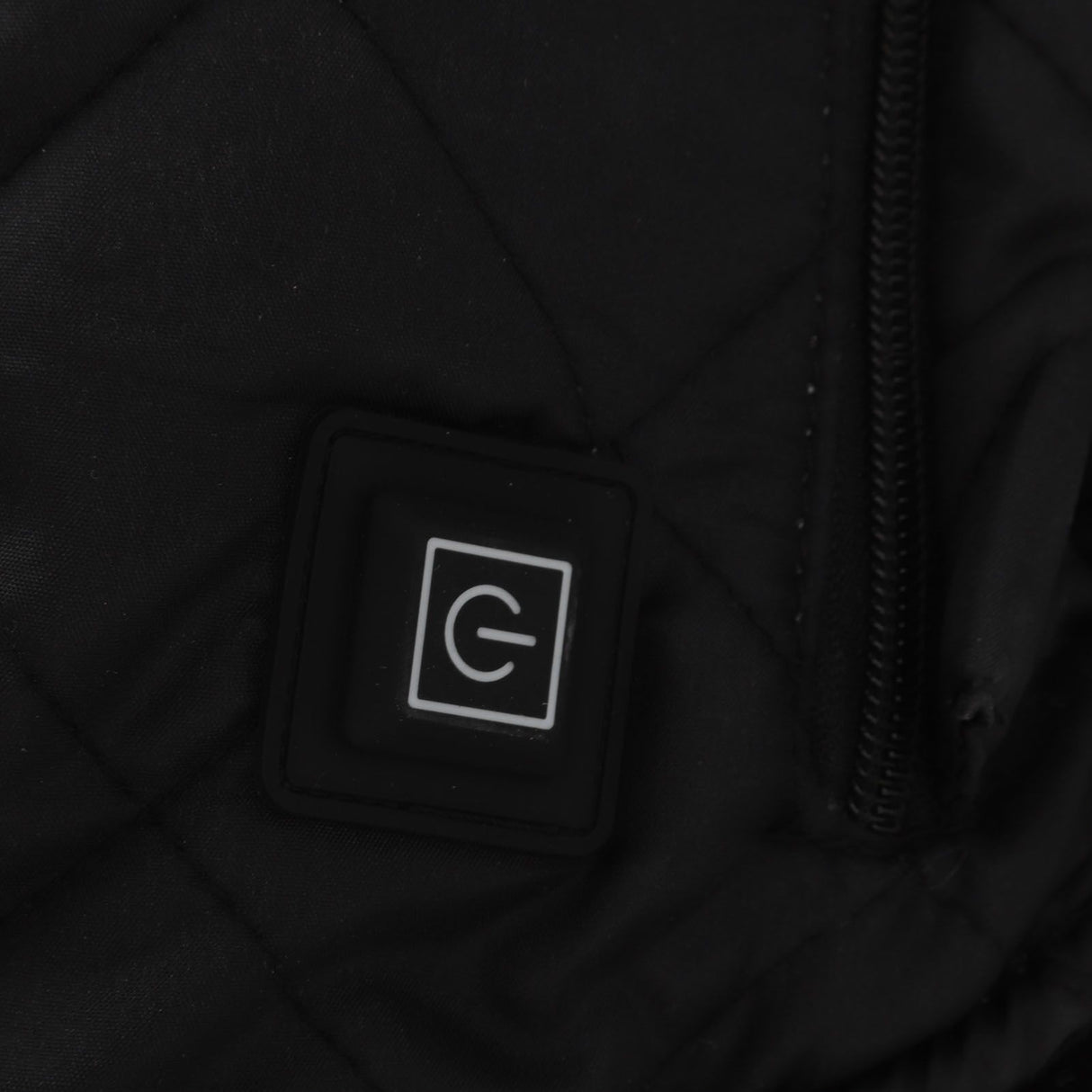 Electric Hand Warming Muff Temperature Controllable Waterproof Quilted Cotton Heated Hand Pouch for Winter Black