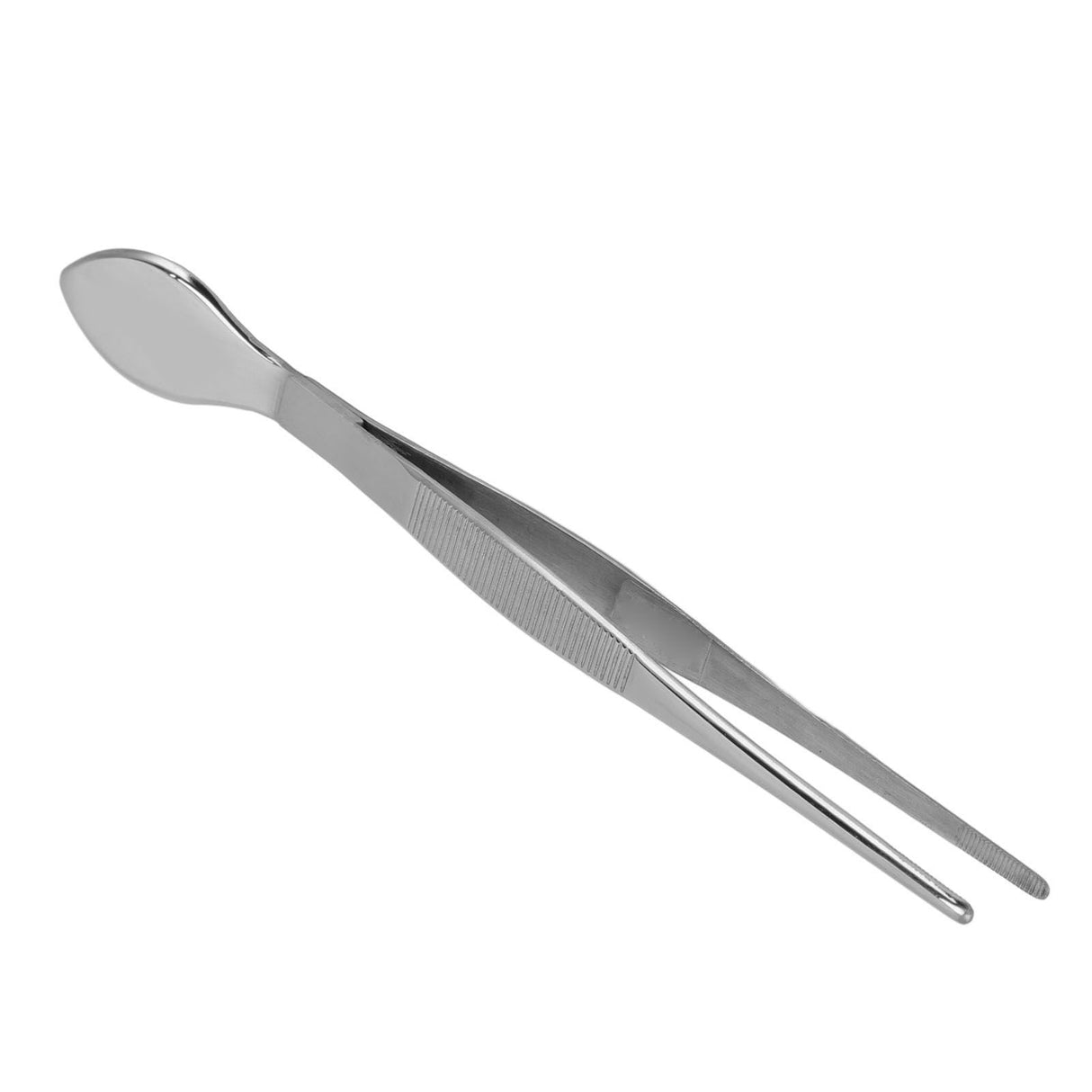 Bonsai Tweezers Stainless Steel Straight Serrated Tips Potted Plant Soil Loosening Spatula