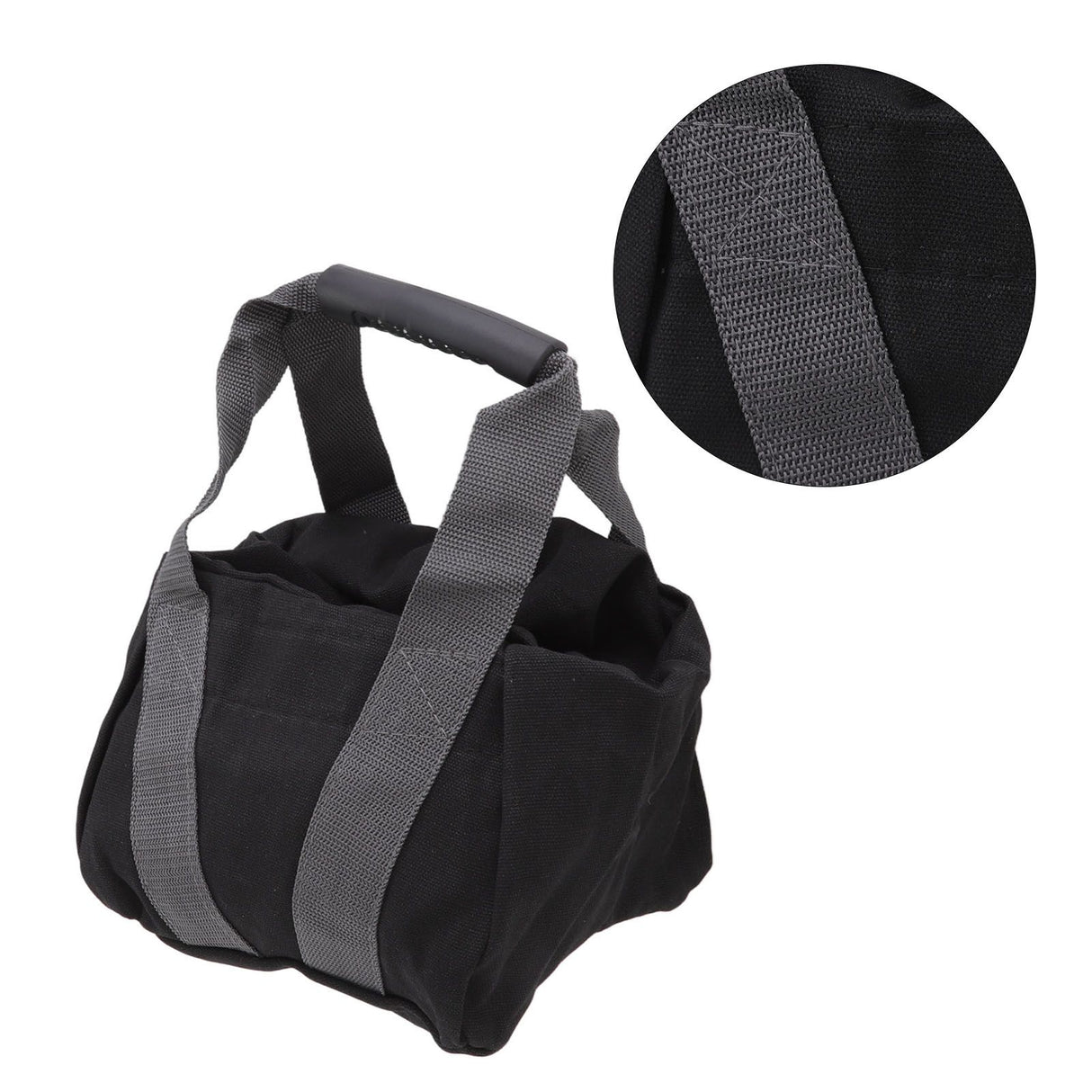 Workout Sandbag Tear Resistant with Ergonomic Handle 12oz Canvas Weightlifting Sand Bag for Fitness Exercise