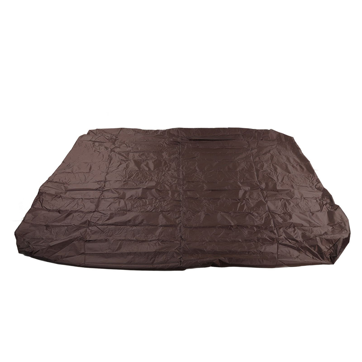 Outdoor Bathtub Dust Cover 190 Silver Coated Polyester Taffeta Waterproof Hot Spring Cover Quadrate Spa Bath Rainproof Cover 210x210x30cm Brown