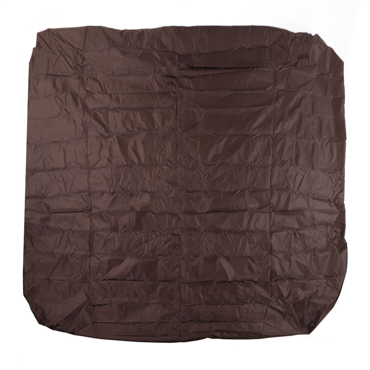 Outdoor Bathtub Dust Cover 190 Silver Coated Polyester Taffeta Waterproof Hot Spring Cover Quadrate Spa Bath Rainproof Cover 210x210x30cm Brown