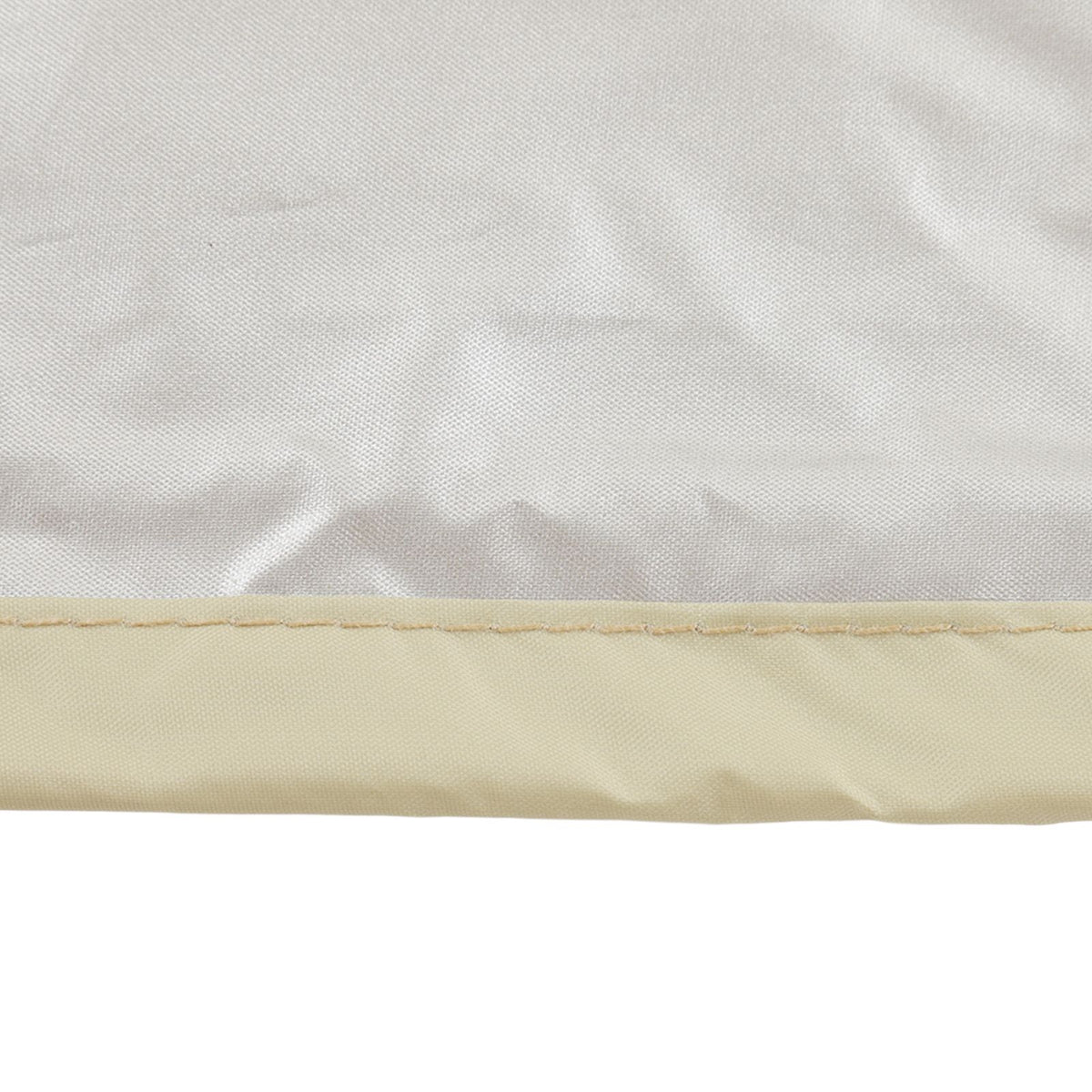 Outdoor Bathtub Dust Cover 190 Silver Coated Polyester Taffeta Waterproof Hot Spring Cover Quadrate Spa Bath Rainproof Cover 210x210x30cm Beige
