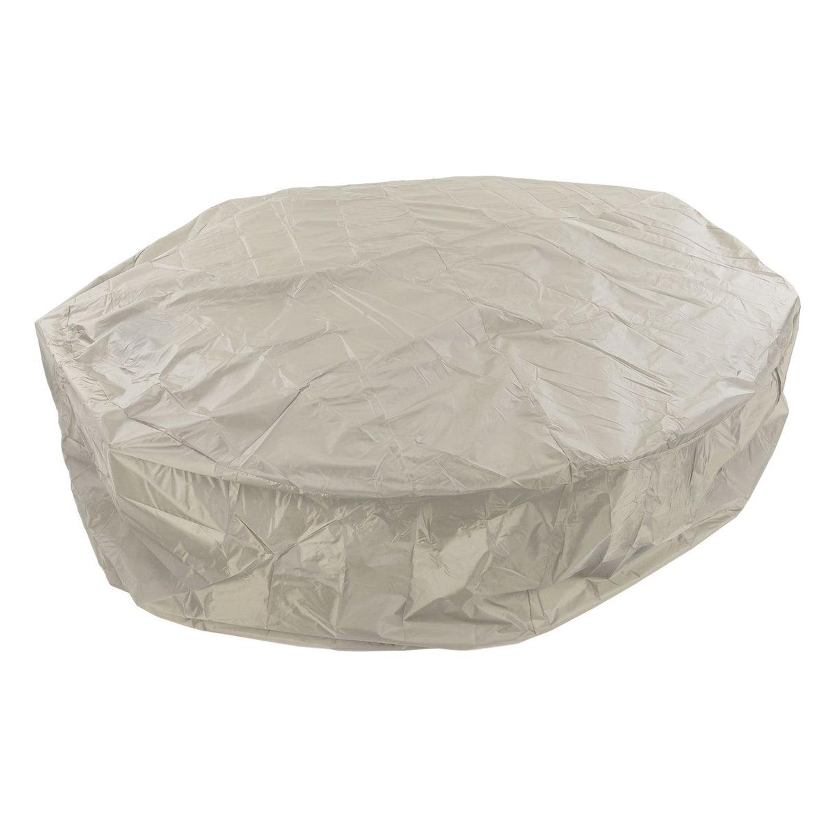 Outdoor Furniture Dust Covers Round Bathtub Cover 190 Silver Polyester Taffeta Hot Tub Waterproof Cover 190x90cm Beige