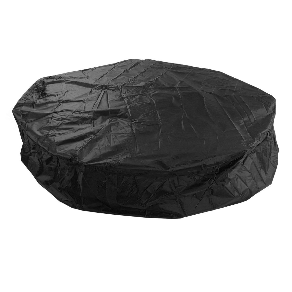 Outdoor Furniture Dust Covers Round Bathtub Cover 190 Silver Polyester Taffeta Hot Tub Waterproof Cover 210x30cm Black