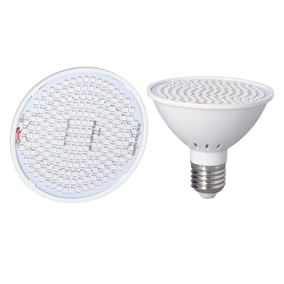 Plant Light E27 Bulb Red Blue Light E27 LED Grow Bulb for Indoor Seedlings 85‑265V E27 200