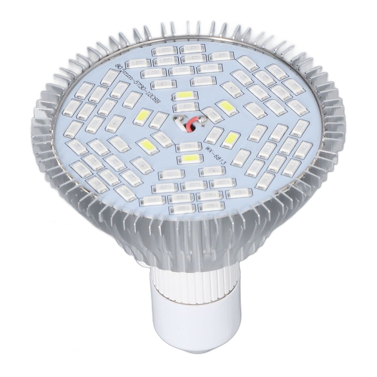 LED Grow Lamp Bulb E27 Low Power Consumption Full Spectrum Low Heat Generation LED Plant Growth Lamp Bulb 85‑265V 50W, 78 Beads