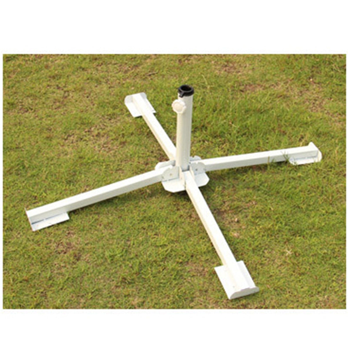 Portable Foldable Beach Umbrella Stand Outdoor Patio Sunshade Umbrella Base Holder White