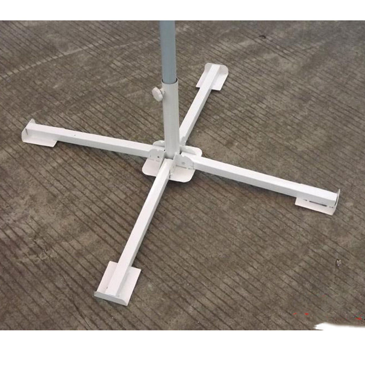 Portable Foldable Beach Umbrella Stand Outdoor Patio Sunshade Umbrella Base Holder White