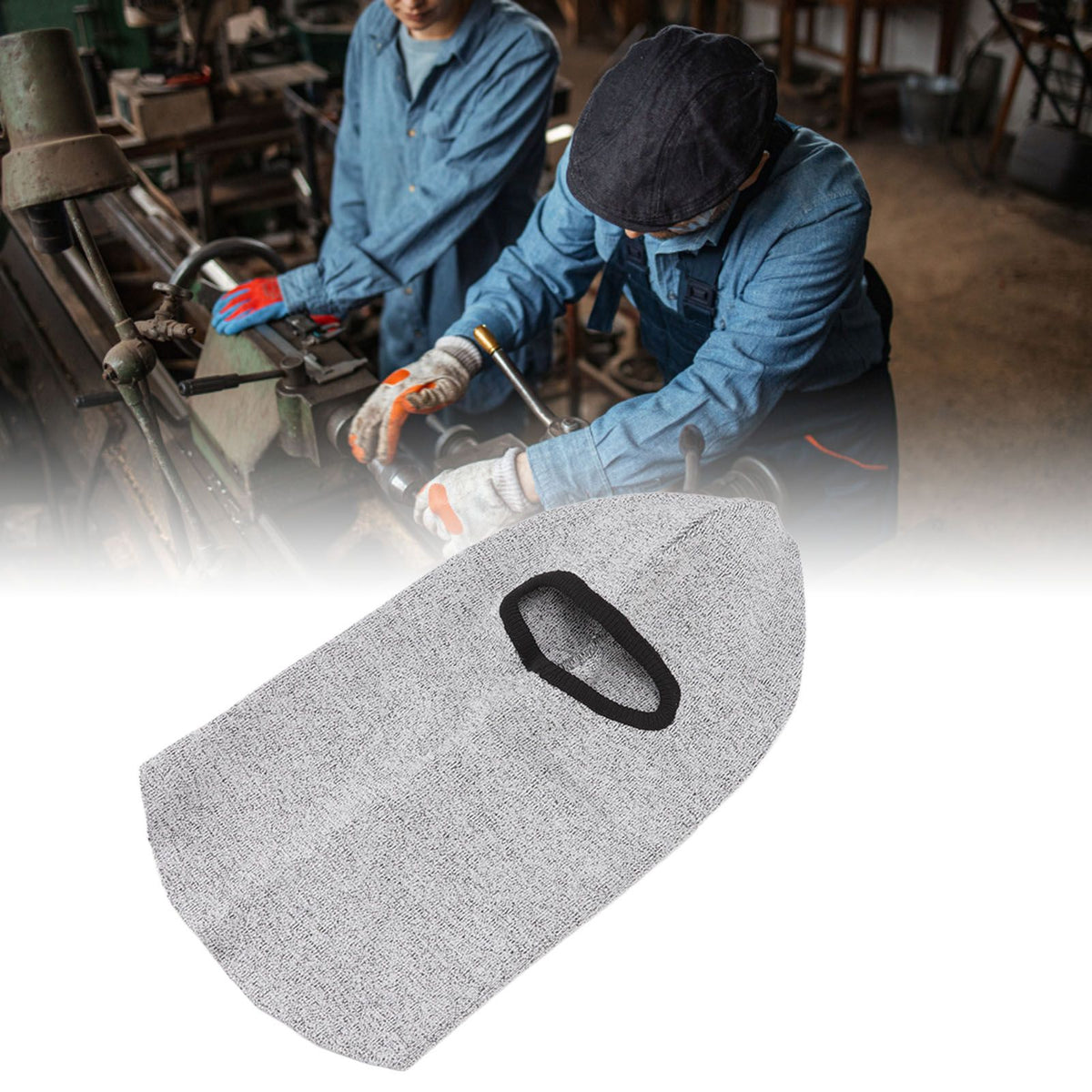 4 Sided Protection Anti Cut Head Cover Comfortable Breathable Anti Cut Full Face Guard Neck Protector