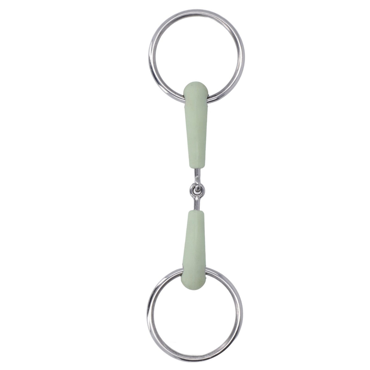 130mm Horse Mouth Snaffle with Chain Stainless Steel Horse Bit for Equestrian Training Equipment