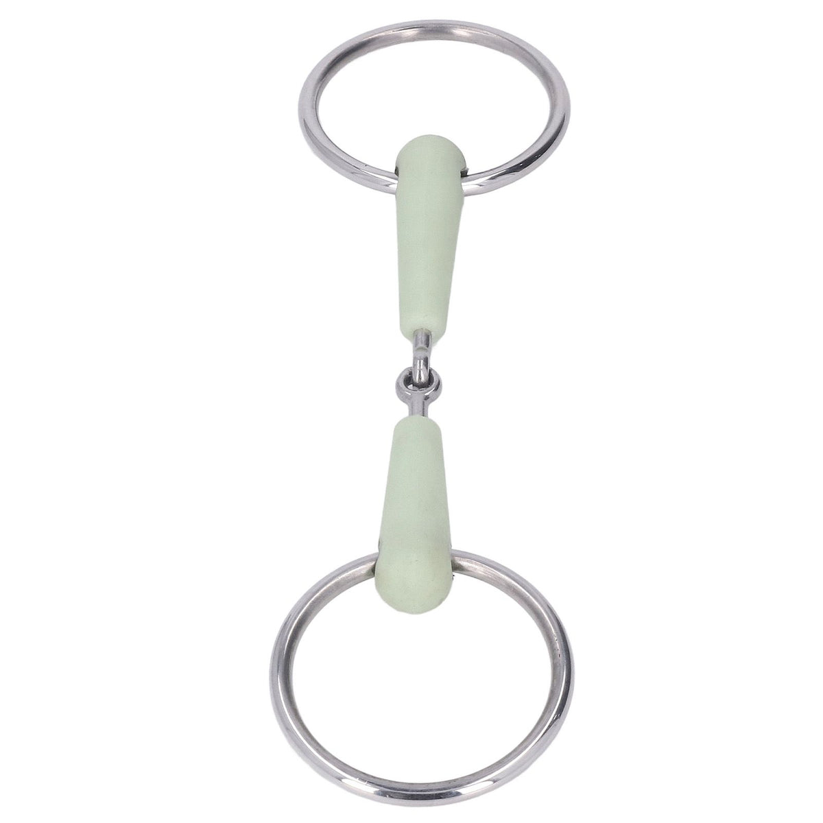 130mm Horse Mouth Snaffle with Chain Stainless Steel Horse Bit for Equestrian Training Equipment