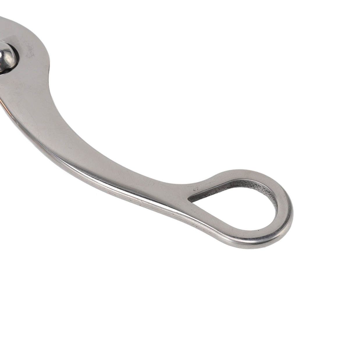Horse Snaffle Bit Stainless Steel Rose Gold Plated Horse Gag Loose Ring Outdoor Garden Cultivation Horse Mouth Bit