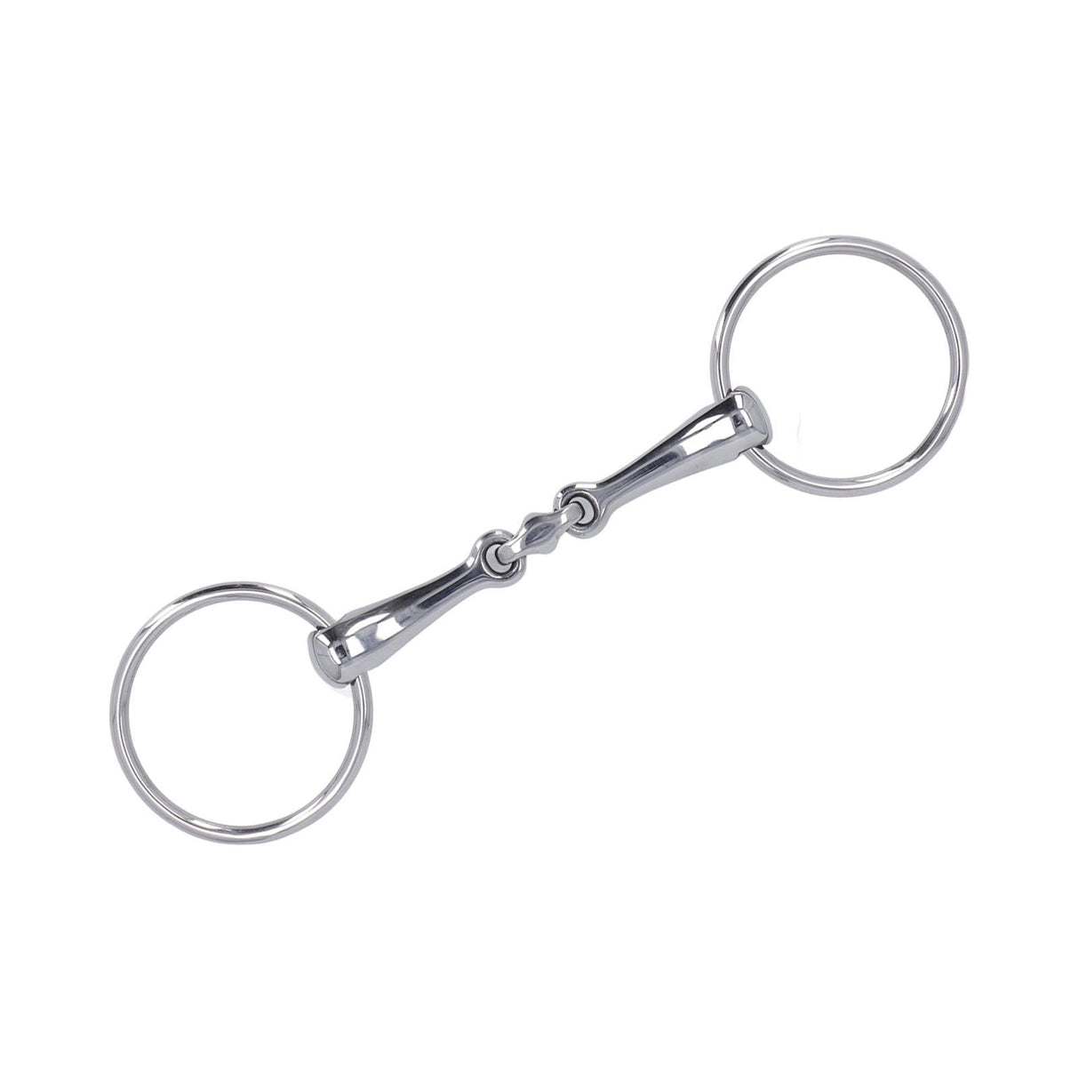 Horse Snaffle Stainless Steel Flexible Jointed Wearable Rust Proof O Ring Horse Mouth Bit for Horse Racing
