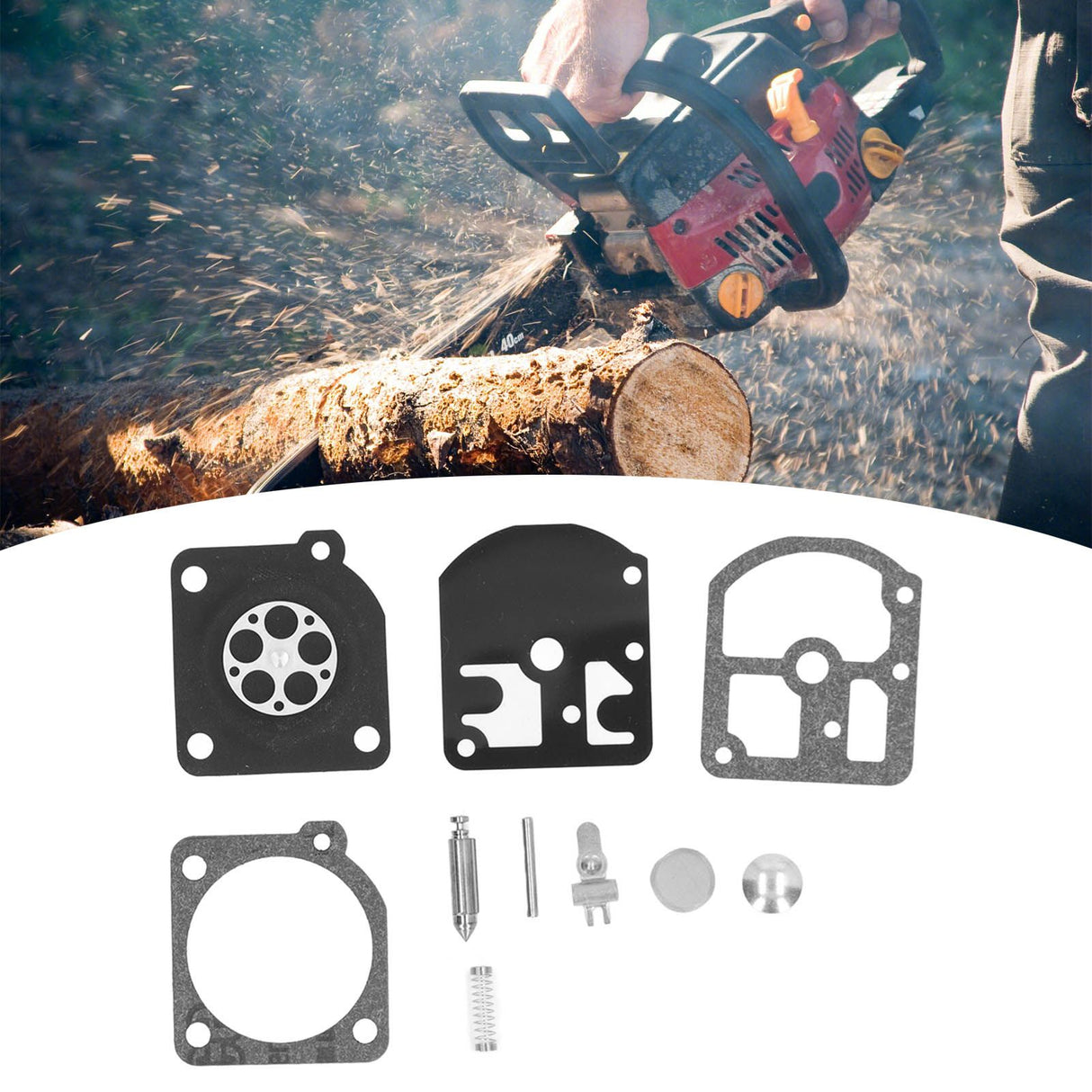 Carburetor Rebuild Repair Kit for Stihl for Zama 009 010 011 012 011AV Chainsaw Gasket Parts