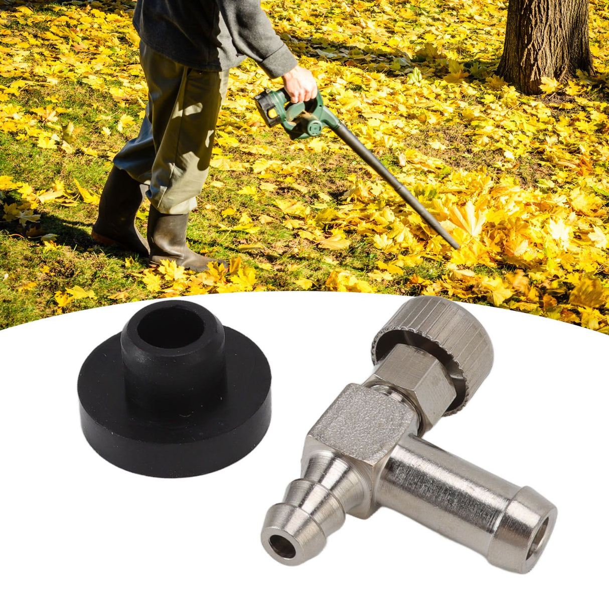 Fuel Gas Tank Grommet and Shut Off Valve Fit for Coleman for Craftsman Generator Replacement Part