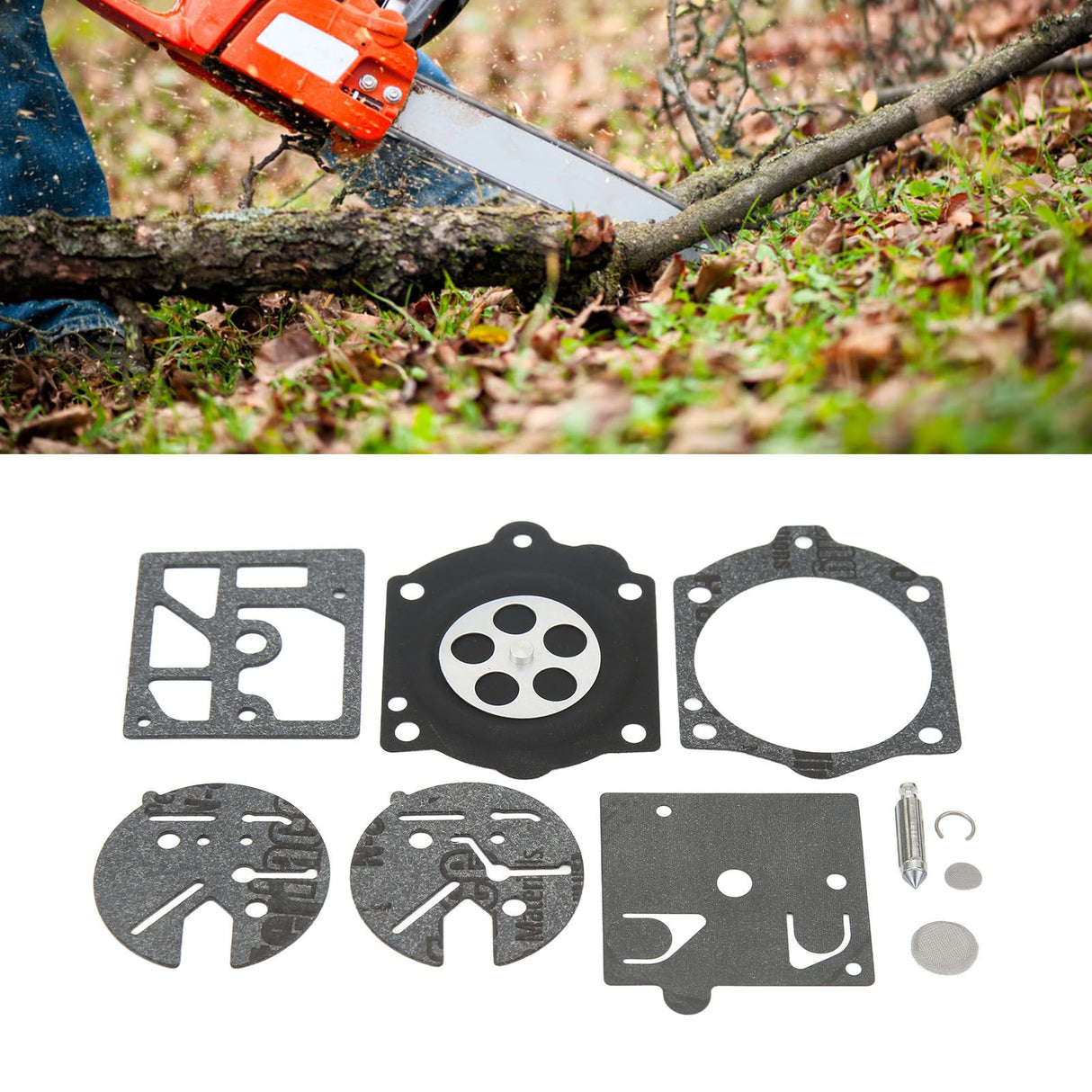 Carburetor Carb Paper Pad Gasket Kits for Walbro K10 HDC Fits for Stihl 015 015AV 15AVE 015L Chainsaw