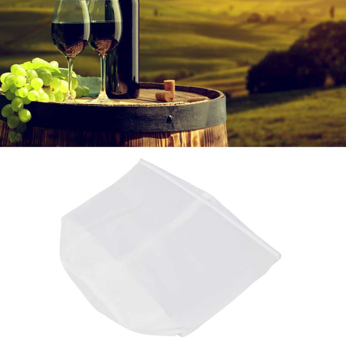 5 Gallons Brew Bags Wine Straining Bag Extra Fine Mesh for Homebrewing Milk Honey Purple (25micro)
