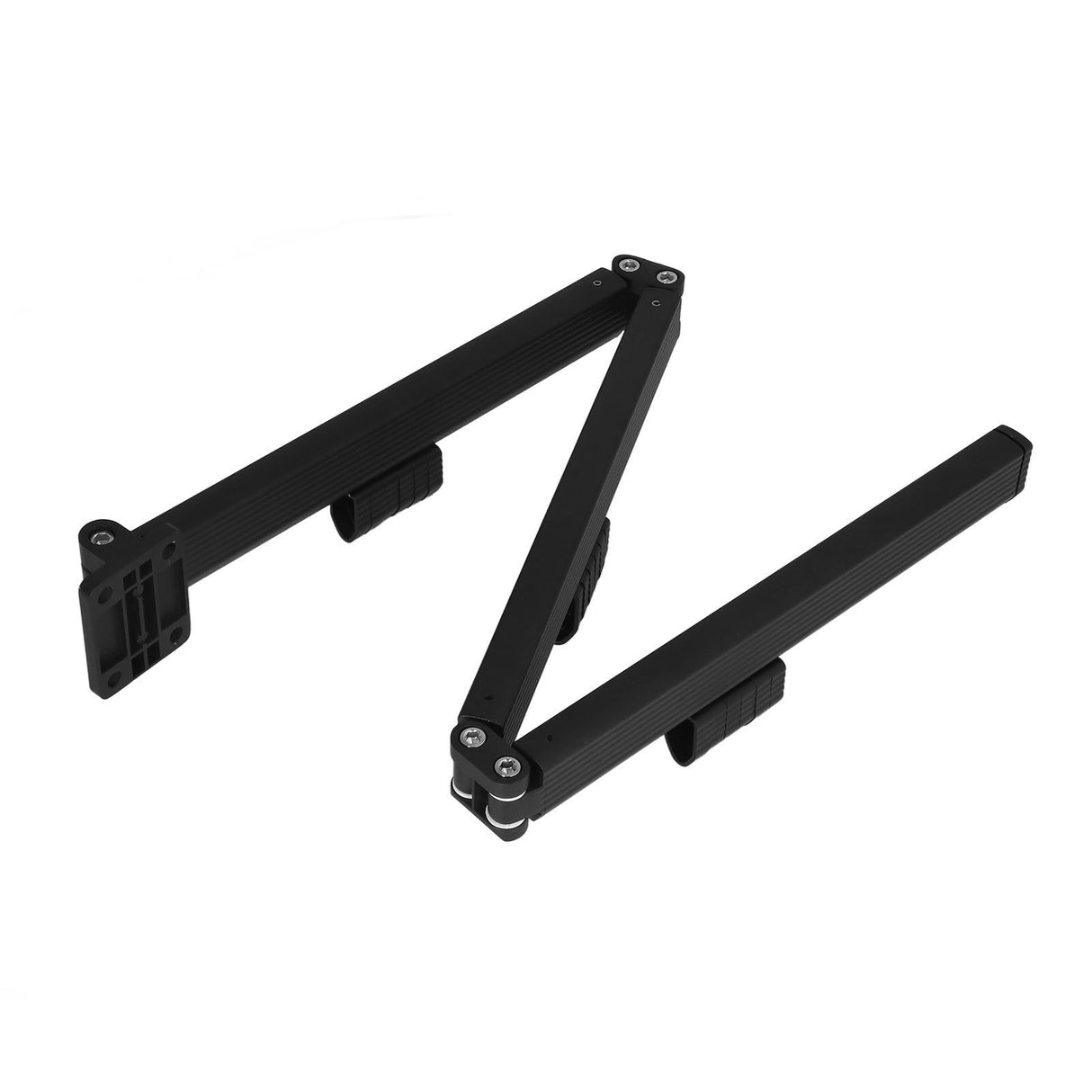 Laundry Drying Rack Retractable 3 Folding Wall Mounted Clothes Drying Rack for Entrance Bedroom Laundry Room Black