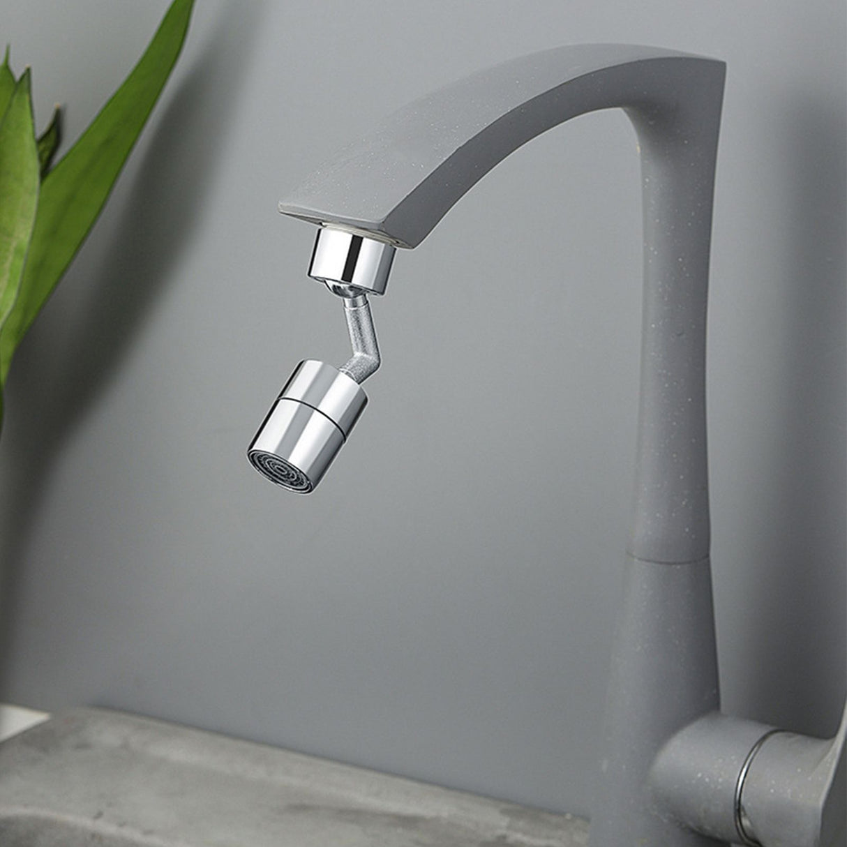 Plastic Faucet Extender 360 Degree Universal Rotating Splashing Proof Tap Aerator for Kitchen Bathroom