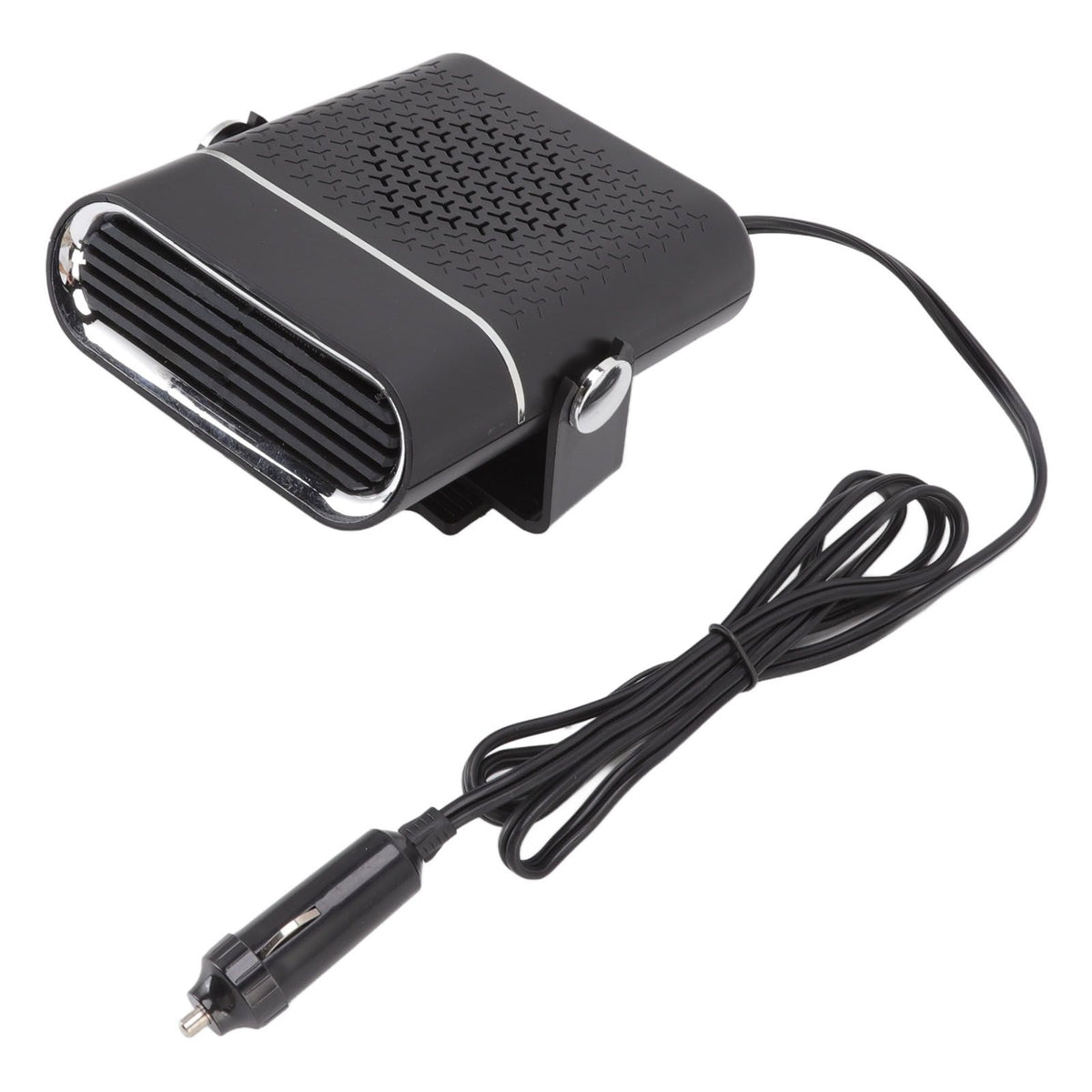 Car Heater Portable Fast Heating 360 Degree Rotation Car Heater Windscreen Defroster Defogger 12V Black