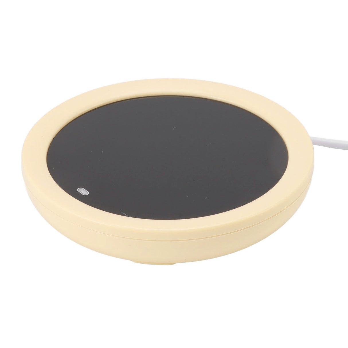 USB Coffee Mug Warmer Electric Gravity Switch 55 Celsius Degree Milk Heating Plate for Office Yellow