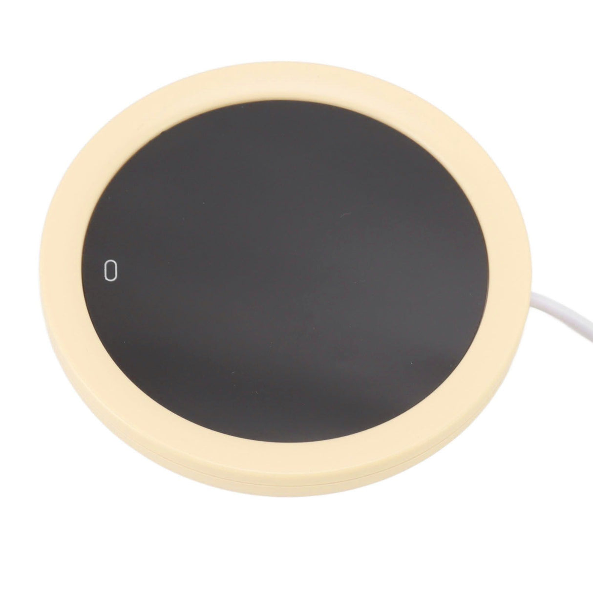USB Coffee Mug Warmer Electric Gravity Switch 55 Celsius Degree Milk Heating Plate for Office Yellow