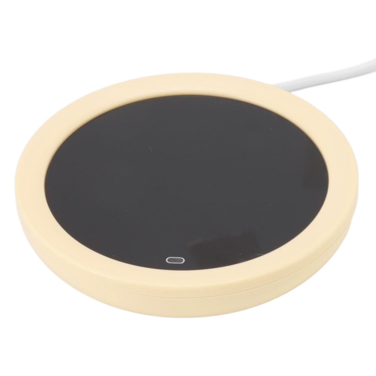 USB Coffee Mug Warmer Electric Gravity Switch 55 Celsius Degree Milk Heating Plate for Office Yellow