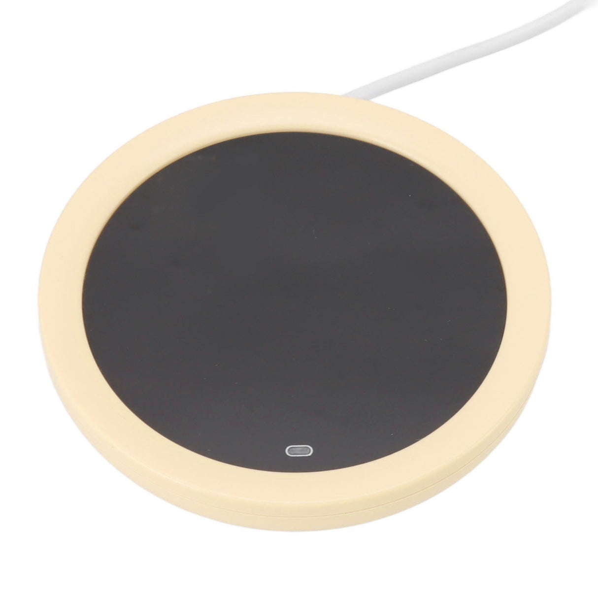 USB Coffee Mug Warmer Electric Gravity Switch 55 Celsius Degree Milk Heating Plate for Office Yellow