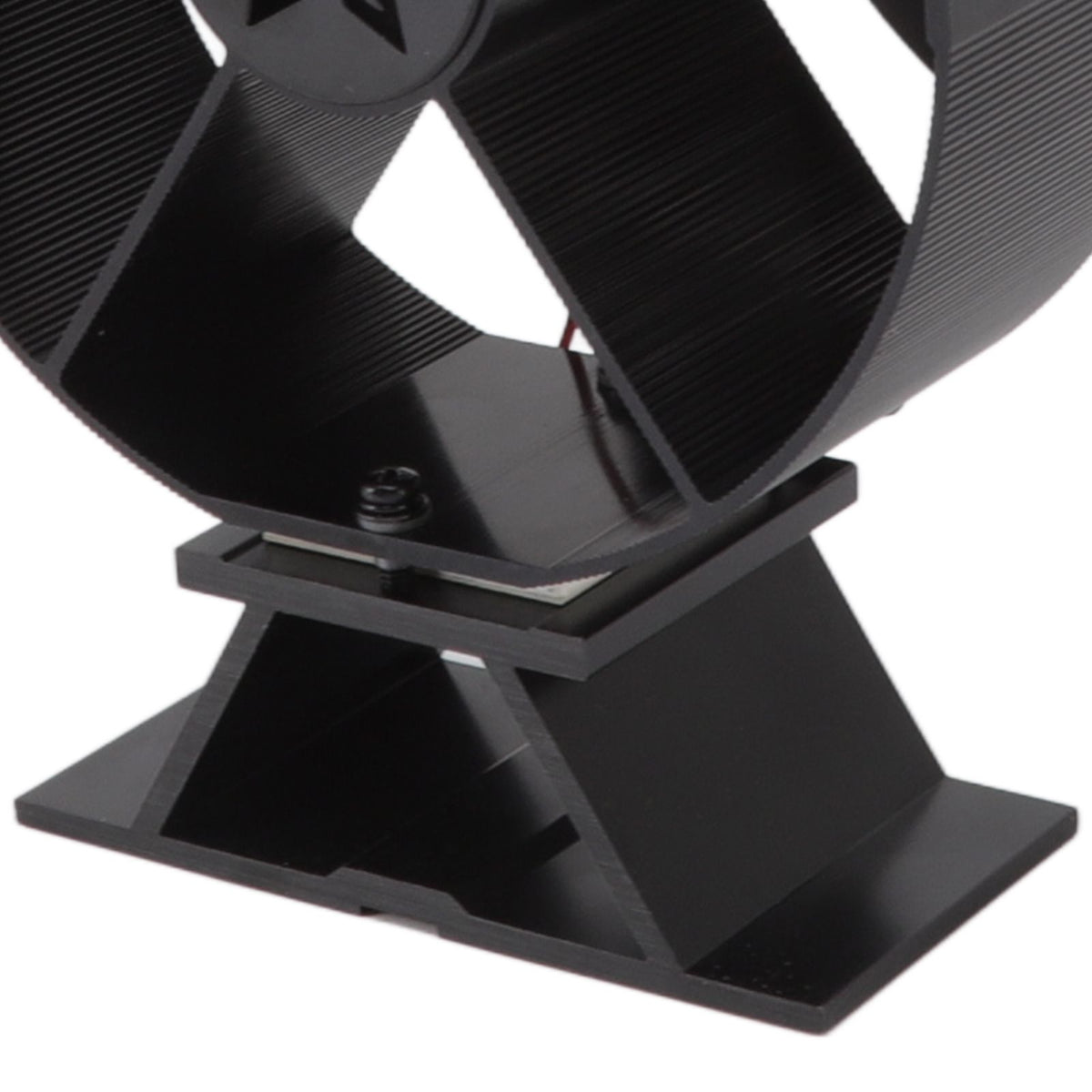 6 Blades Fireplace Fan Thermoelectric Module Wood Stove Fan Heat Powered Wood Burning Air Circulation Fan for Home